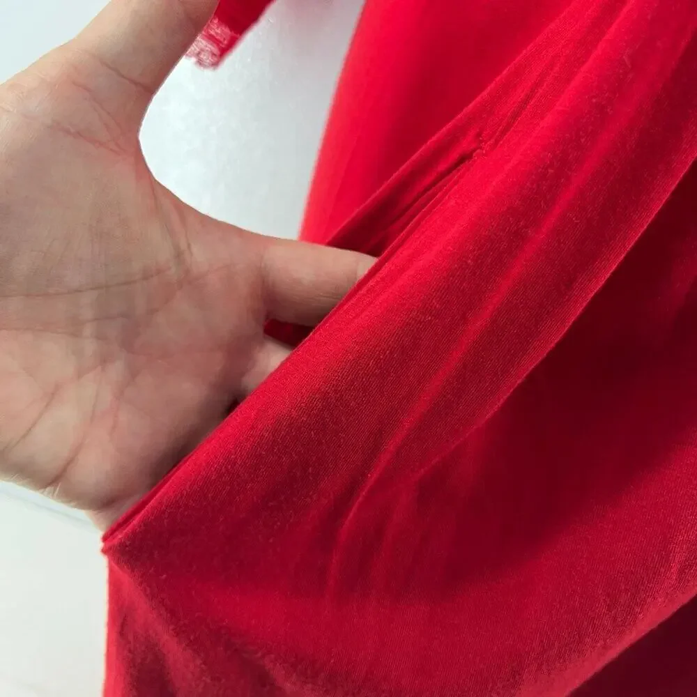 Victoria's Secret Red Hot Robe Lace Accents Womens XS/S